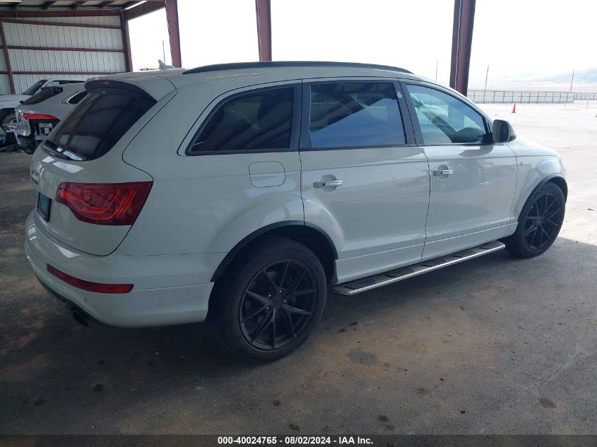 2013 Audi Q7 3.0T S Line Prestige VIN: WA1DGAFE1DD002189 Lot: 40024765