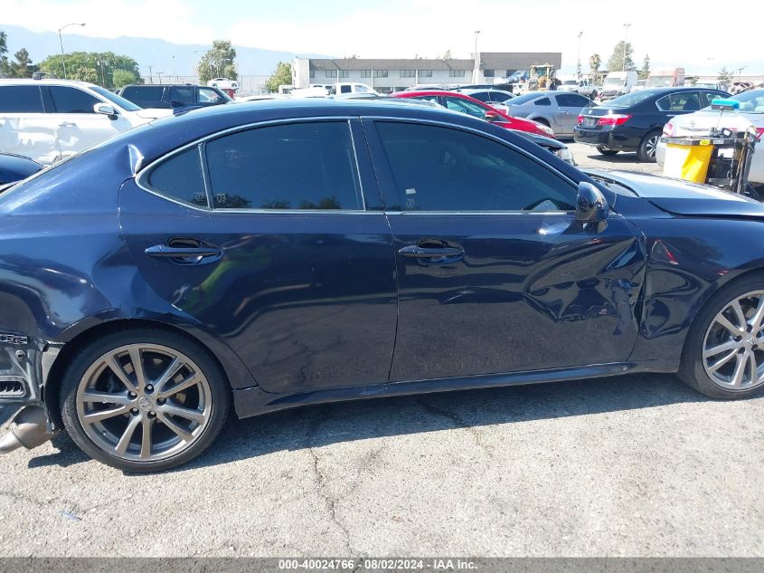 2008 Lexus Is 250 VIN: JTHBK262582076822 Lot: 40024766