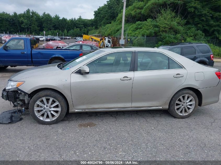 2014 Toyota Camry Hybrid Xle VIN: 4T1BD1FK2EU127680 Lot: 40024795