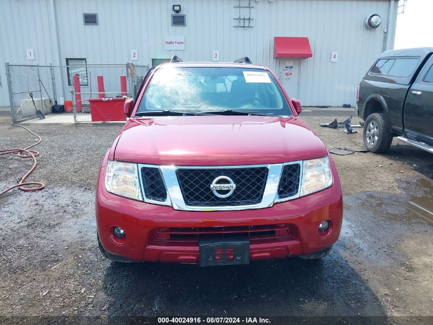 2009 Nissan Pathfinder S/Le/Se VIN: 5N1AR18B69C605945 Lot: 40024916