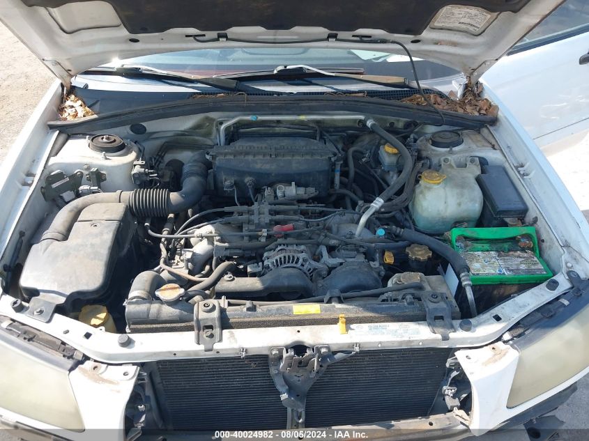 2003 Subaru Forester 2.5Xs VIN: JF1SG65613H706572 Lot: 40024982