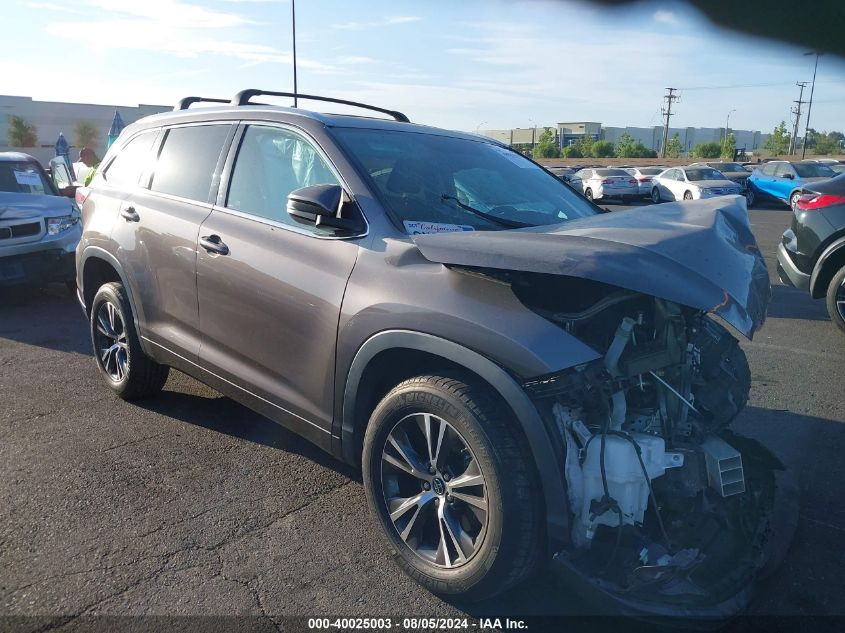 5TDKKRFH0GS504303 2016 TOYOTA HIGHLANDER - Image 1