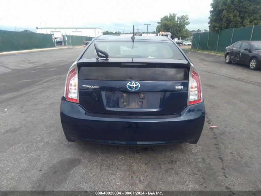 2015 Toyota Prius Five/Four/Persona Series Special Edition/Three/Two VIN: JTDKN3DU5F0455346 Lot: 40025004