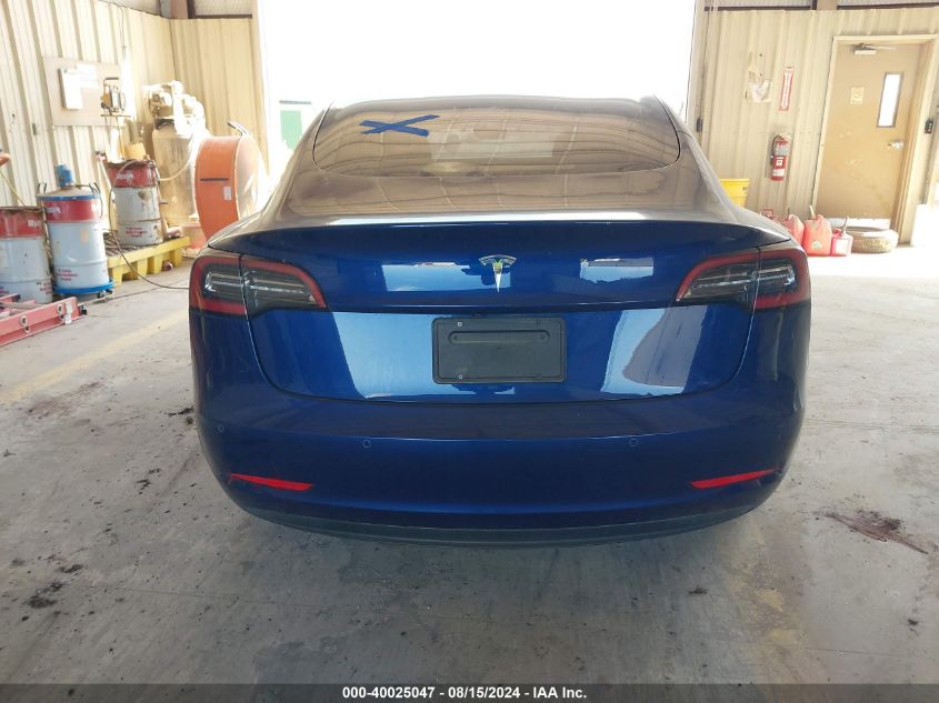 2022 Tesla Model 3 Rear-Wheel Drive VIN: 5YJ3E1EA1NF190597 Lot: 40025047