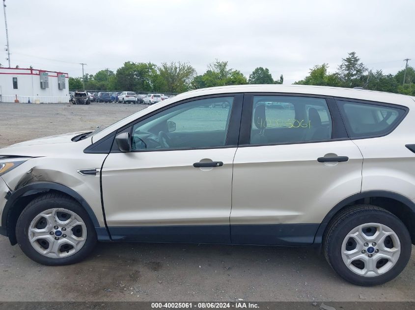 2018 Ford Escape S VIN: 1FMCU0F70JUB37063 Lot: 40025061