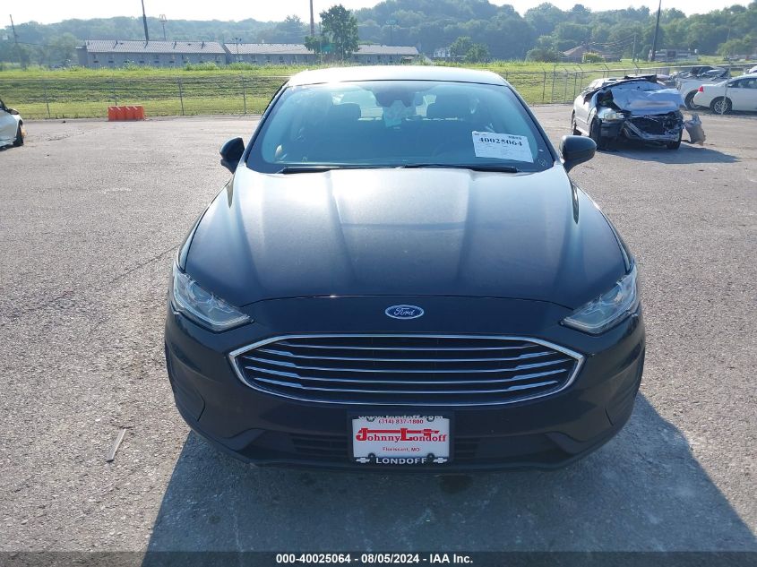 2019 Ford Fusion Se VIN: 3FA6P0H70KR219038 Lot: 40025064