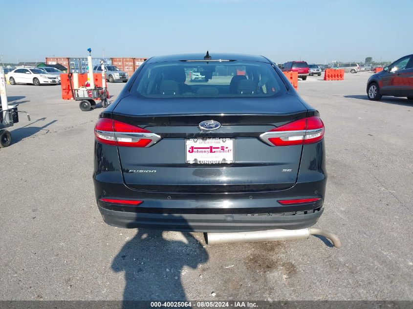 2019 Ford Fusion Se VIN: 3FA6P0H70KR219038 Lot: 40025064