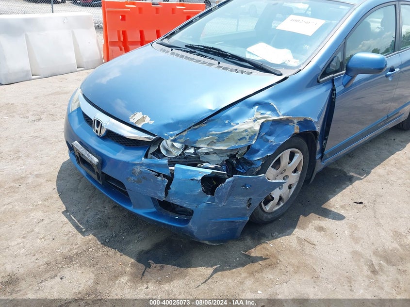 2009 Honda Civic Lx VIN: 2HGFA16579H326212 Lot: 40025073