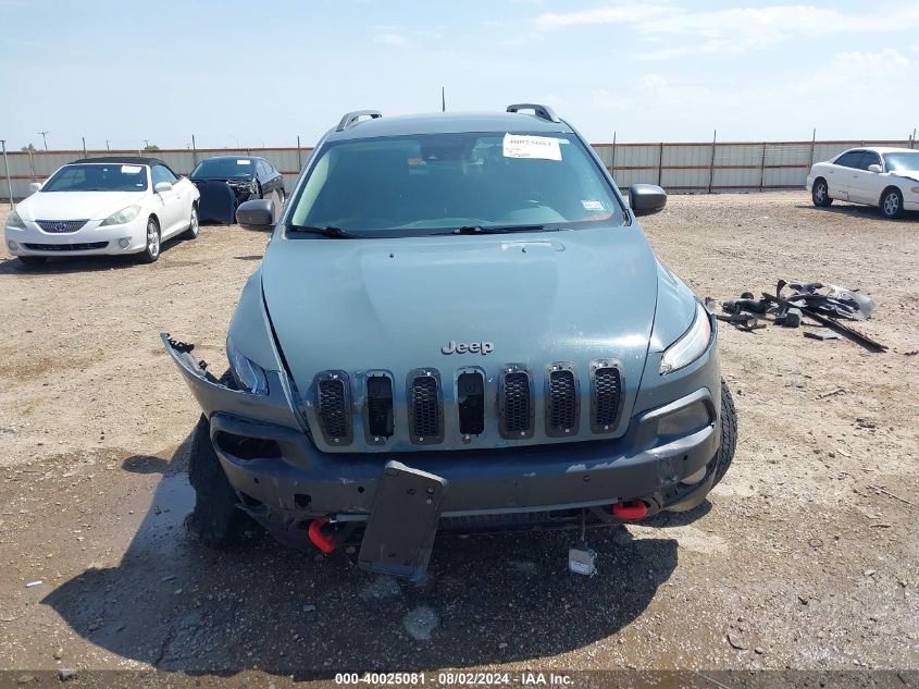 2014 Jeep Cherokee Trailhawk VIN: 1C4PJMBSXEW216542 Lot: 40025081