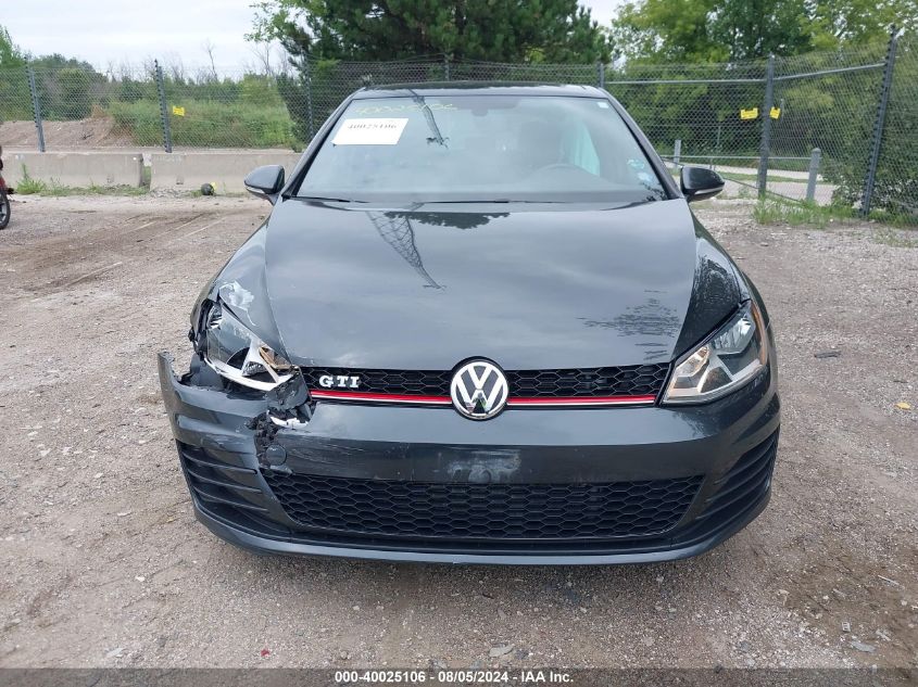 2015 Volkswagen Golf Gti 2.0T Se 4-Door VIN: 3VW5T7AU1FM086431 Lot: 40025106