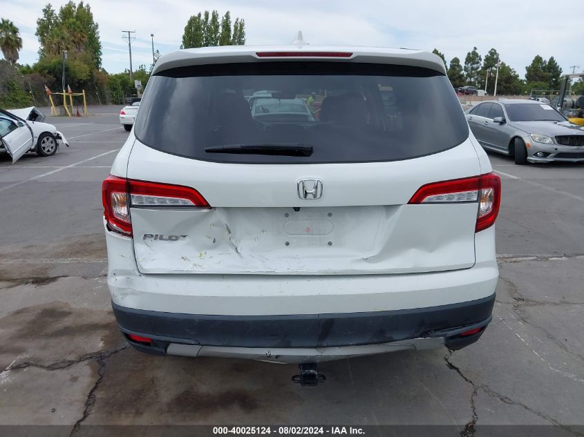 2020 Honda Pilot 2Wd Ex-L VIN: 5FNYF5H5XLB011530 Lot: 40025124