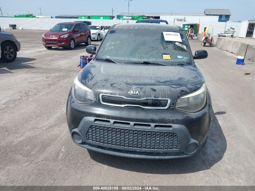 2015 Kia Soul + VIN: KNDJP3A53F7184054 Lot: 40025189