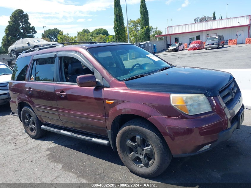 2008 Honda Pilot Ex-L VIN: 5FNYF18528B015958 Lot: 40025205