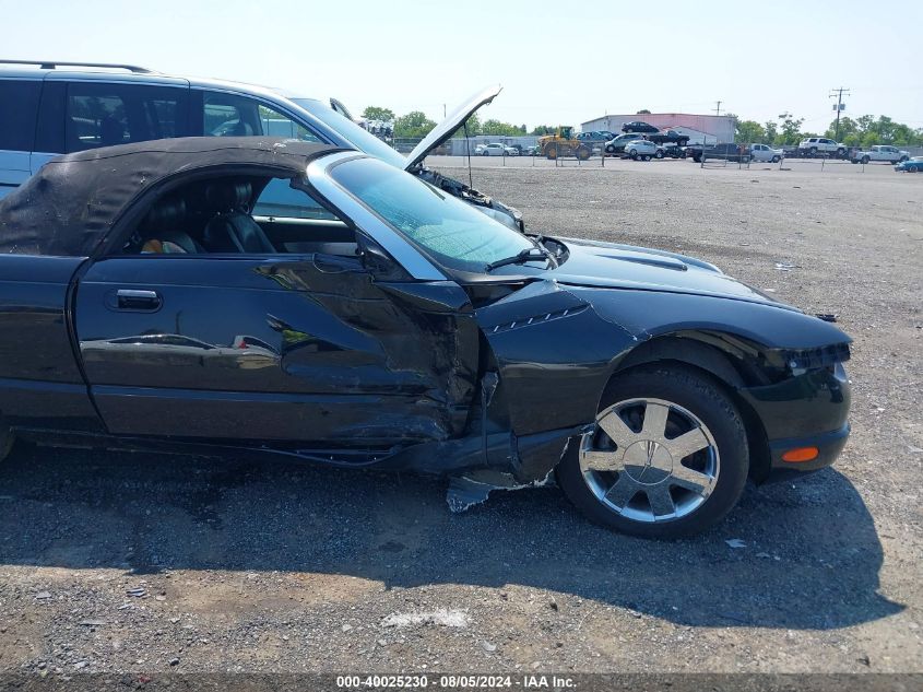 2002 Ford Thunderbird VIN: 1FAHP60A92Y107228 Lot: 40025230