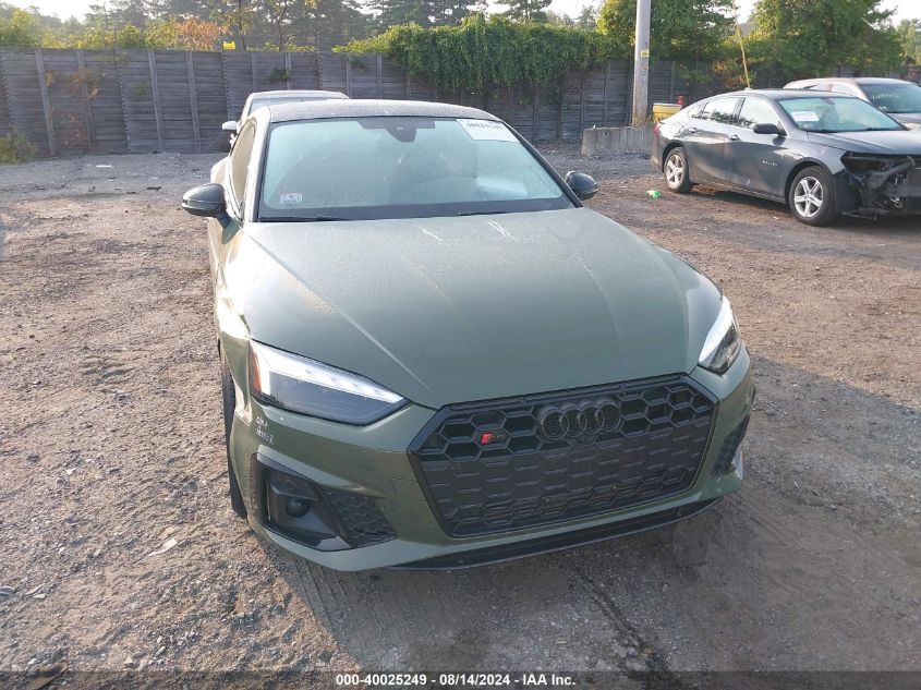 2022 Audi S5 Premium Plus Tfsi Quattro Tiptronic VIN: WAUP4AF57NA028145 Lot: 40025249