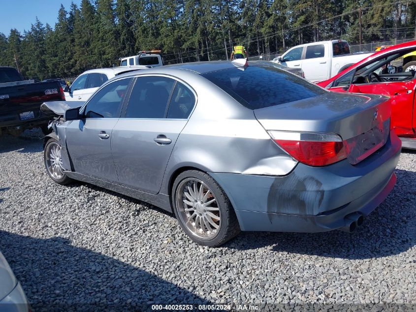 2004 BMW 525I VIN: WBANA53524B852557 Lot: 40025253