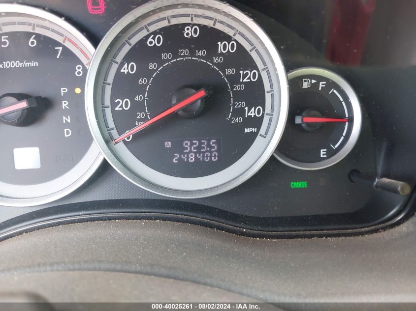 2005 Subaru Outback 3.0R L.l. Bean Edition VIN: 4S4BP86C254341433 Lot: 40025261