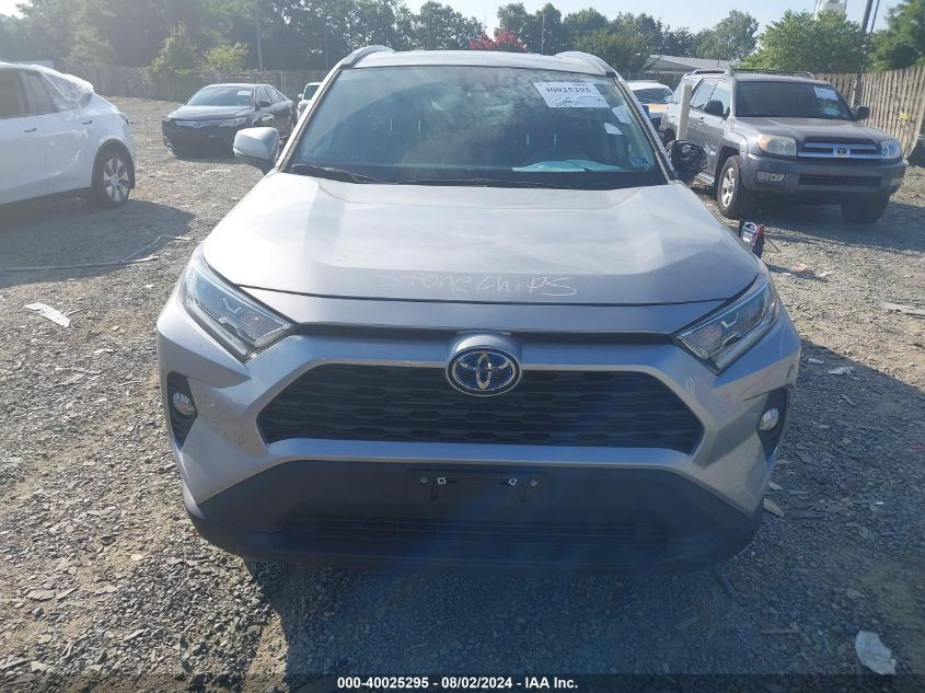 2021 Toyota Rav4 Hybrid Xle VIN: 4T3RWRFV4MU018967 Lot: 40025295