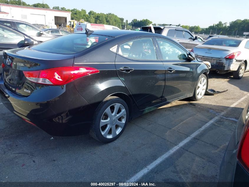 2013 Hyundai Elantra Limited VIN: 5NPDH4AE8DH301393 Lot: 40025297