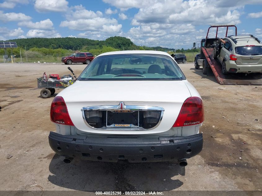 2001 Lincoln Continental VIN: 1LNHM97VX1Y720112 Lot: 40025298