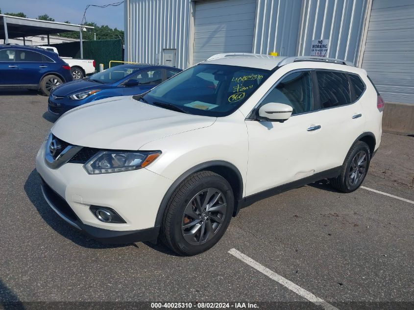 2016 Nissan Rogue Sl VIN: JN8AT2MV8GW138846 Lot: 40025310