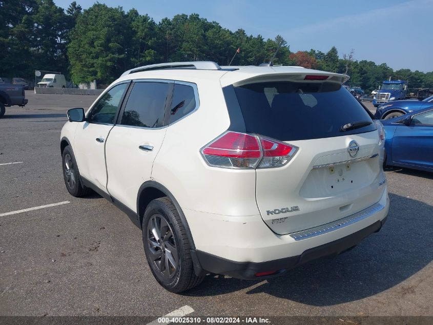 2016 Nissan Rogue Sl VIN: JN8AT2MV8GW138846 Lot: 40025310