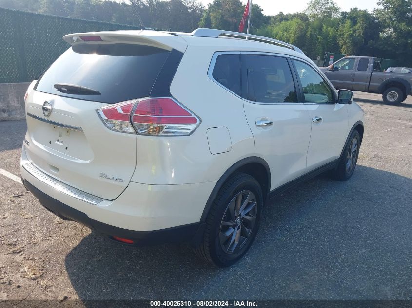 2016 Nissan Rogue Sl VIN: JN8AT2MV8GW138846 Lot: 40025310