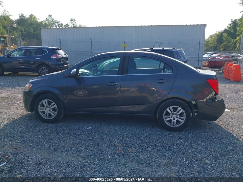 2012 Chevrolet Sonic 2Lt VIN: 1G1JC5SHXC4231392 Lot: 40025325