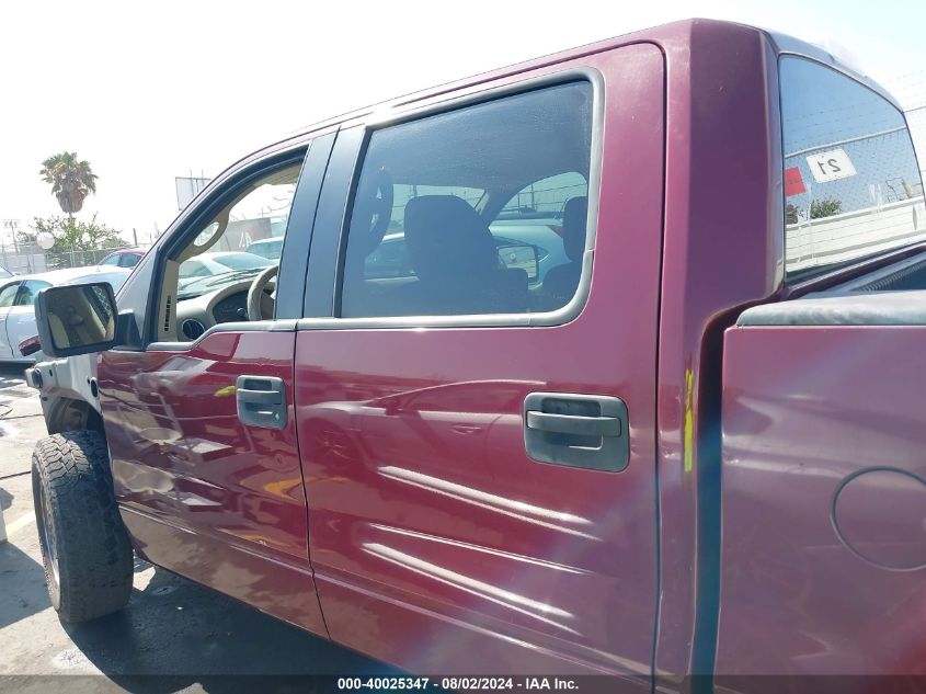 2006 Ford F-150 Lariat/Xlt VIN: 1FTPW12586KC38669 Lot: 40025347