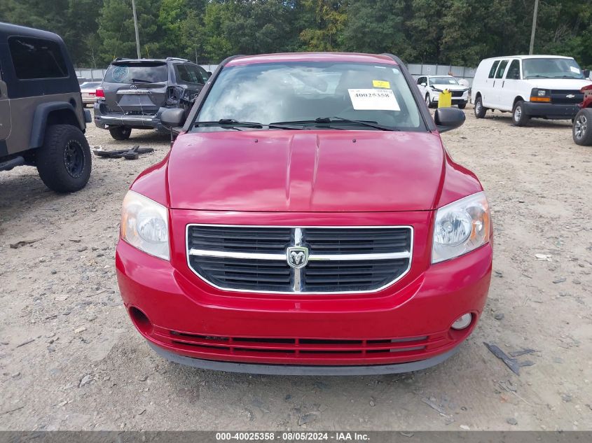 2012 Dodge Caliber Sxt VIN: 1C3CDWDAXCD529187 Lot: 40025358