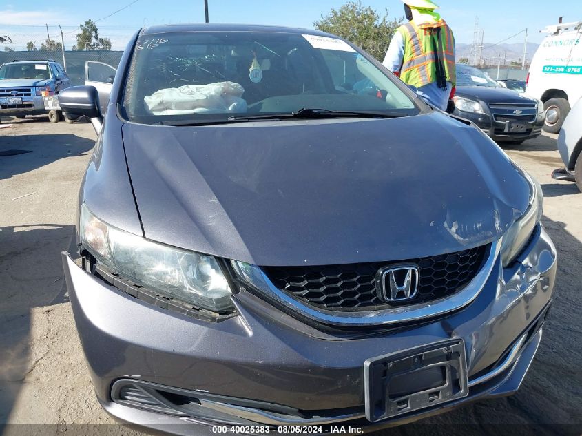 2015 Honda Civic Ex VIN: 19XFB2F86FE205772 Lot: 40025383