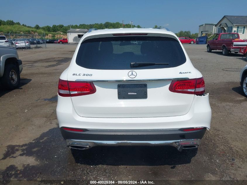 2018 Mercedes-Benz Glc 300 4Matic VIN: WDC0G4KBXJV043356 Lot: 40025384