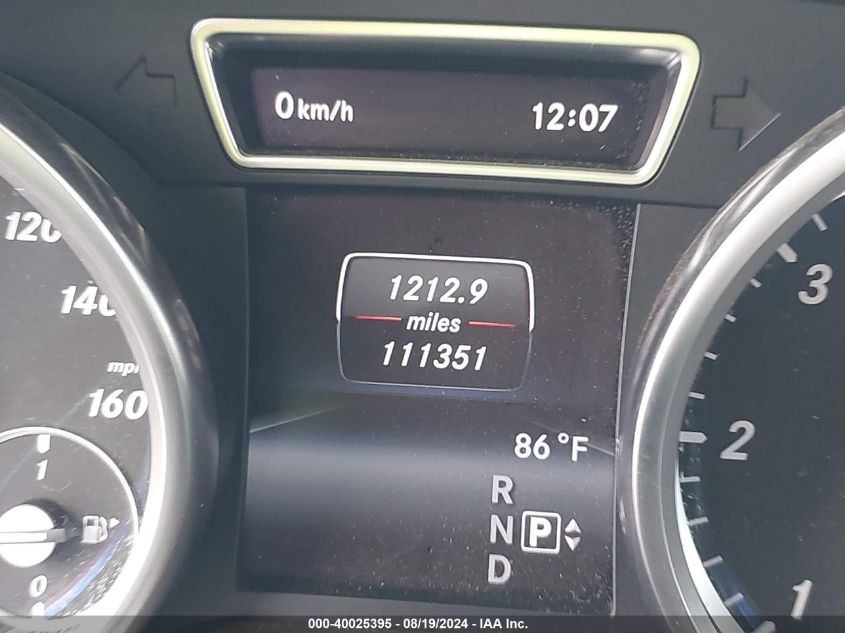 2014 MERCEDES-BENZ ML 350 BLUETEC 4MATIC - 4JGDA2EB7EA392329