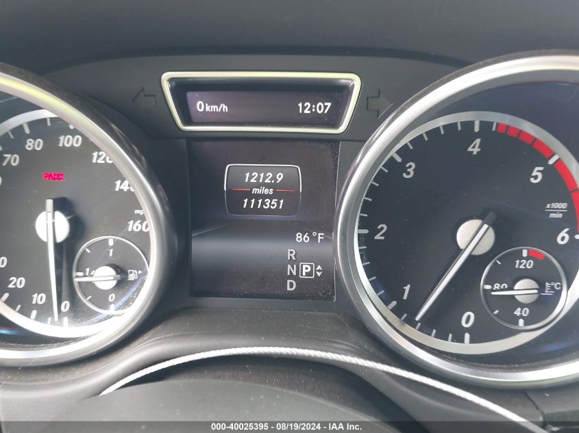 2014 MERCEDES-BENZ ML 350 BLUETEC 4MATIC - 4JGDA2EB7EA392329