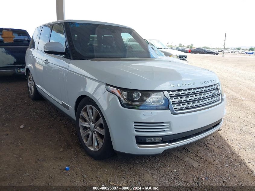 VIN SALGS2FV2HA370503 2017 Land Rover Range Rover,... no.1