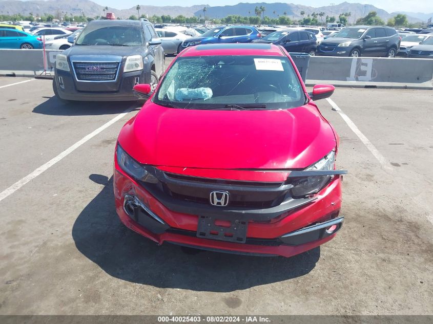 2019 Honda Civic Ex VIN: JHMFC1F33KX010524 Lot: 40025403