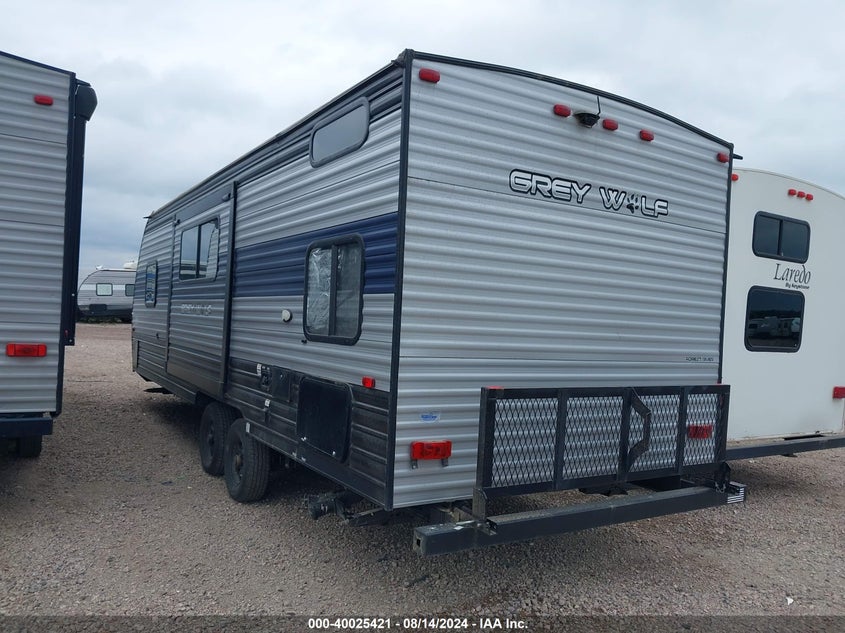 2021 FOREST RIVER GREY WOLF TRAVEL TRAILER (VIN: 4X4TCKY28MK071893