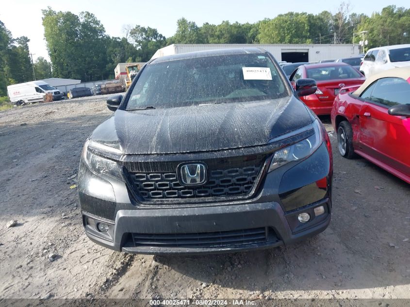 2021 Honda Passport Awd Ex-L VIN: 5FNYF8H54MB024809 Lot: 40025471