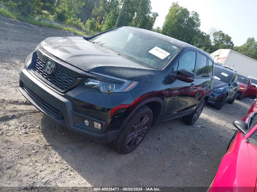 2021 Honda Passport Awd Ex-L VIN: 5FNYF8H54MB024809 Lot: 40025471