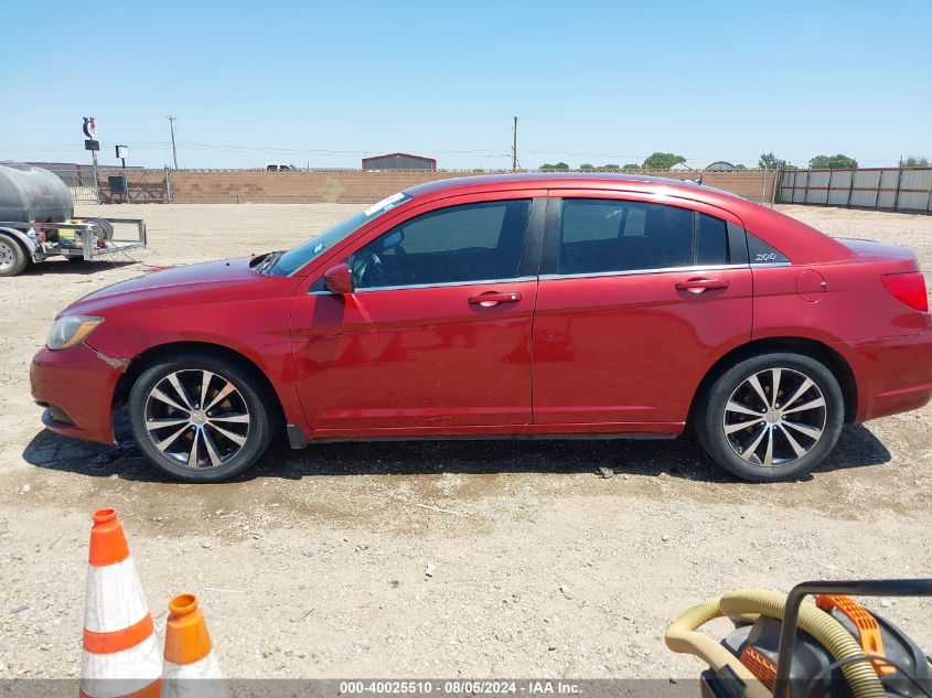 2014 Chrysler 200 Touring VIN: 1C3CCBBB2EN150544 Lot: 40025510