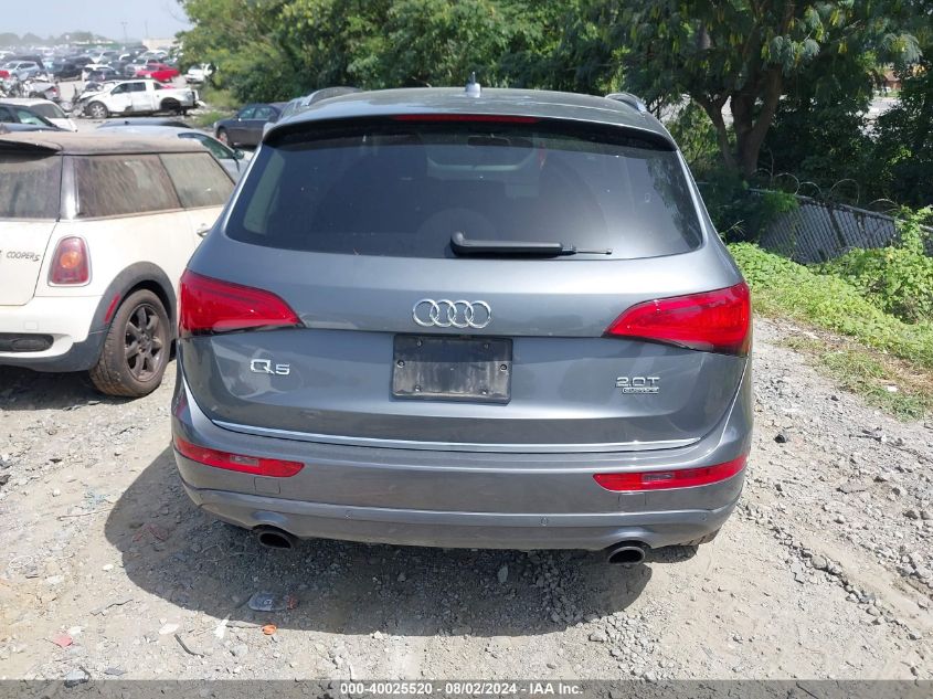 2017 Audi Q5 2.0T Premium VIN: WA1L2AFP1HA086999 Lot: 40025520