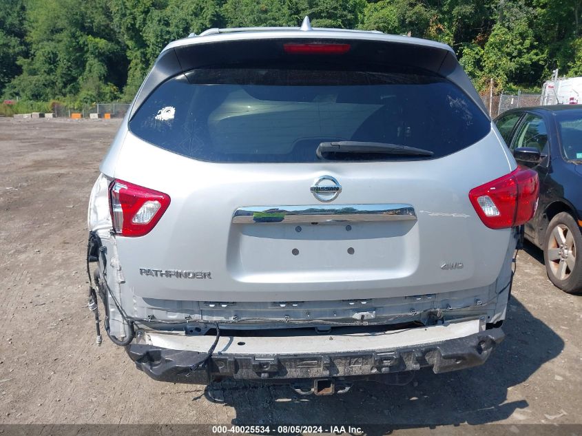 2019 Nissan Pathfinder S VIN: 5N1DR2MM5KC654389 Lot: 40025534