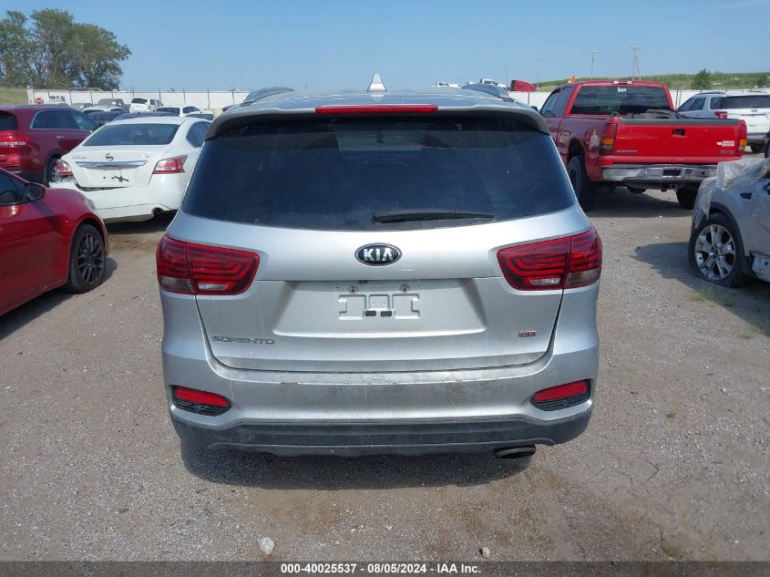 2019 Kia Sorento 2.4L Lx VIN: 5XYPGDA30KG436970 Lot: 40025537