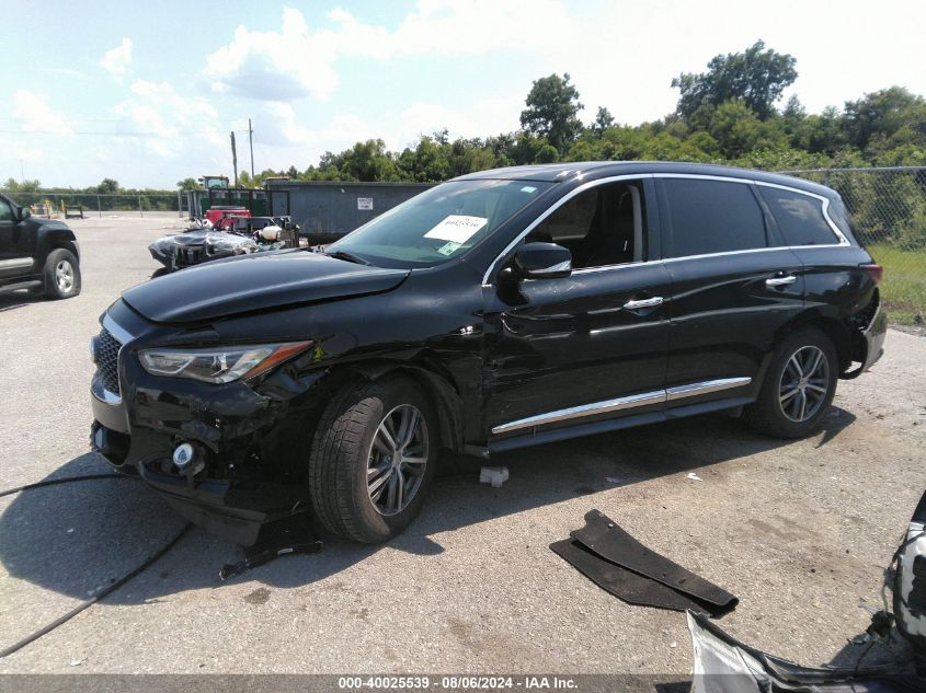 2019 Infiniti Qx60 Pure VIN: 5N1DL0MN4KC533075 Lot: 40025539