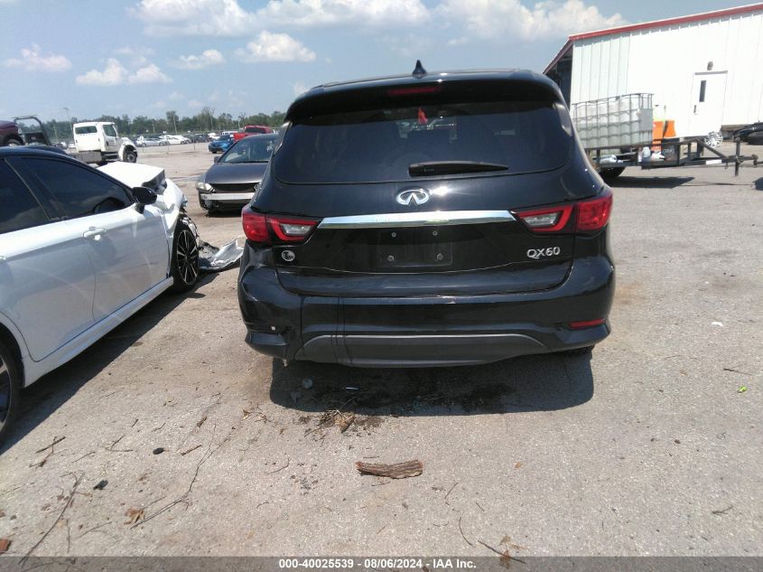 2019 Infiniti Qx60 Pure VIN: 5N1DL0MN4KC533075 Lot: 40025539