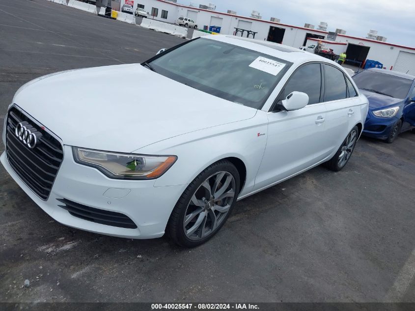 2013 Audi A6 3.0T Premium VIN: WAUGGAFC7DN077097 Lot: 40025547