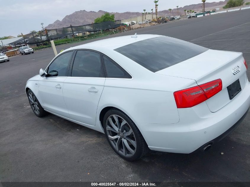 2013 Audi A6 3.0T Premium VIN: WAUGGAFC7DN077097 Lot: 40025547