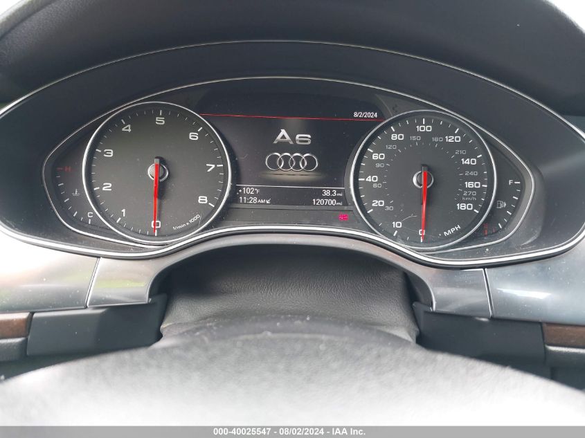 2013 Audi A6 3.0T Premium VIN: WAUGGAFC7DN077097 Lot: 40025547