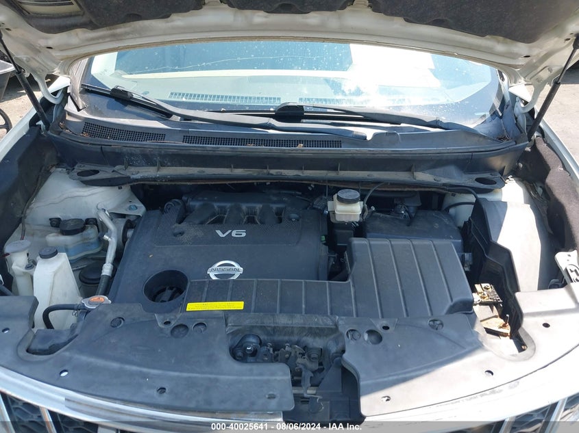 2011 Nissan Murano Sl VIN: JN8AZ1MUXBW058683 Lot: 40025641