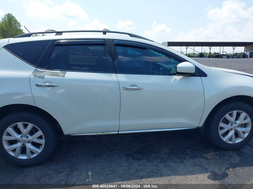 2011 Nissan Murano Sl VIN: JN8AZ1MUXBW058683 Lot: 40025641